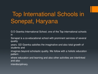 Top Best Private Schools in Haryana