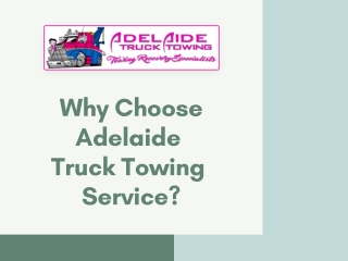 Adelaide Truck Towing |Best Tow Truck Near Me SA