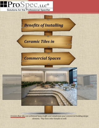 Benefits of Installing Ceramic Tiles in Commercial Spaces