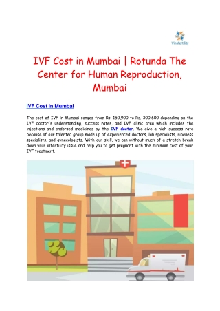 IVF Cost in Mumbai | Rotunda The Center for Human Reproduction