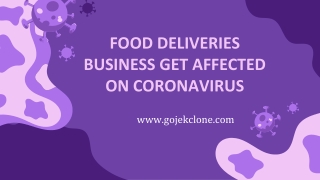 Food Deliveries Business Get Affected on CoronaVirus