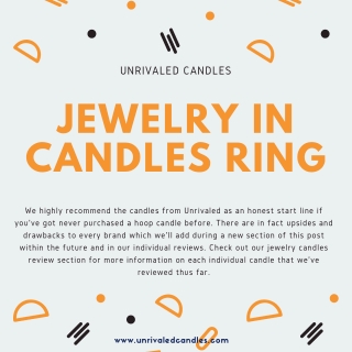 Jewelry in Candles Ring