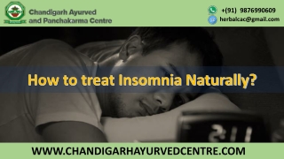 How to Treat  Insomina Naturally