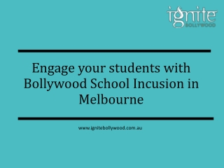 Engage your students with Bollywood School Incusion in Melbourne