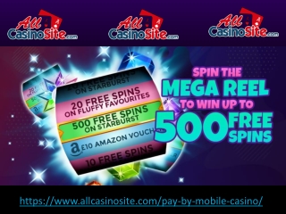 Pay By Mobile Casino - Best New Online Slots Casino Site in UK