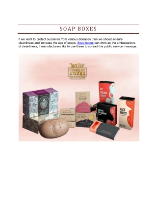 Soap Boxes