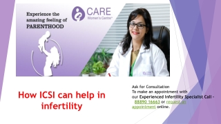 How ICSI can help in infertility?