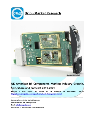 UK American RF Components Market Trends, Size, Competitive Analysis and Forecast - 2019-2025