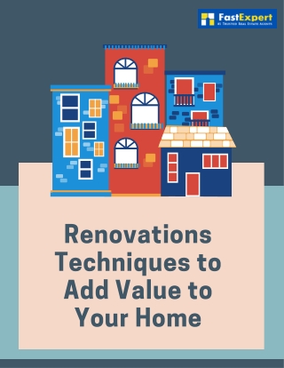 Renovations Techniques to Add Value to Your Home