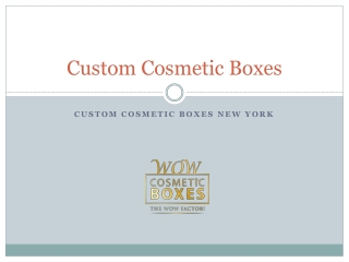 Cosmetic boxes