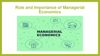 Online Best Role and Importance of Managerial Economics in BookMyEssay
