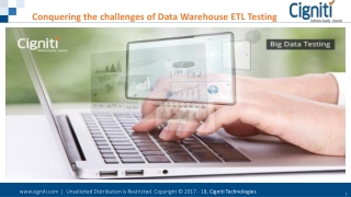 Conquering the challenges of Data Warehouse ETL Testing