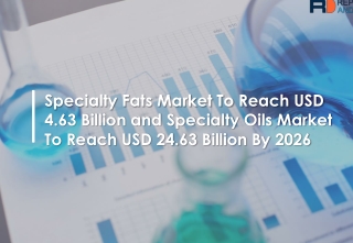 Specialty Fats and Oils Market 2020 industry outlook, growth, trends and forecast 2026