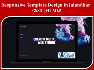 Responsive Template Design in Jalandhar | CSS3 | HTML5