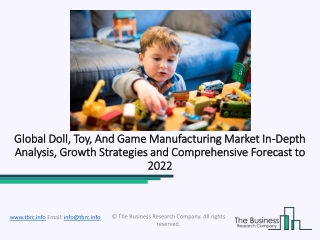 Global Doll, Toy, And Game Manufacturing Market 2020