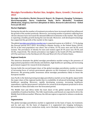 Meralgia Paresthetica Market Size, Insights, Share, Growth  Forecast to 2023