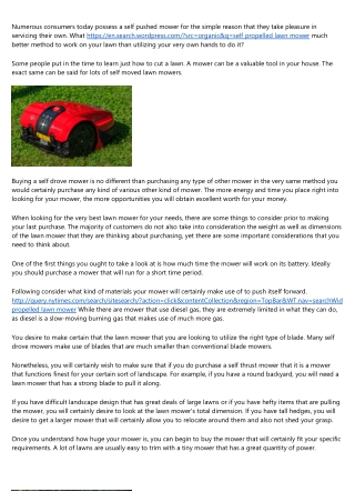So You've Bought robotic lawn mower ... Now What?