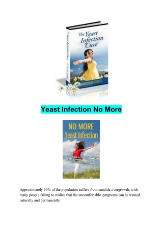 Yeast Infection No More.