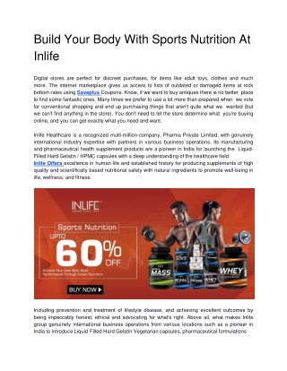 Up to 60% Off Sports Nutrition