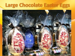 Artisan Chocolate Easter Eggs | Large Chocolate Easter Eggs