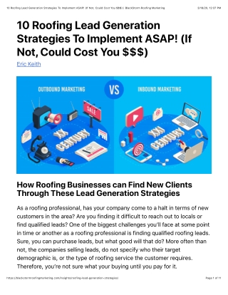 BlackStorm Leads Generation Strategies