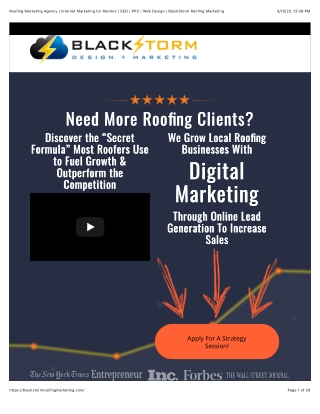 Blackstorm Roofing Marketing Company, BlackStorm Roofing Marketing Plan, BlackStorm Roofing Marketing Strategies