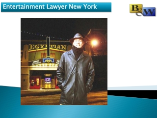 Entertainment lawyer new york