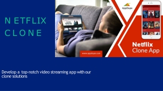 Develop a top-notch video streaming app with our clone solutions