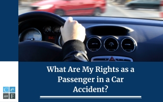 What Are My Rights as a Passenger in a Car Accident?