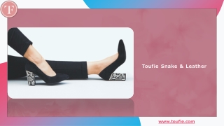 Toufie Snake & Leather