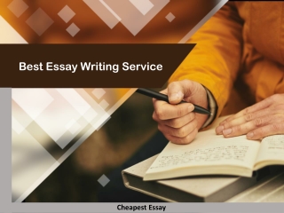 Best Essay Writing Service