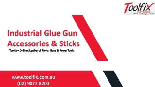 industrial glue gun accessories & sticks