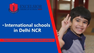 International schools in Delhi NCR