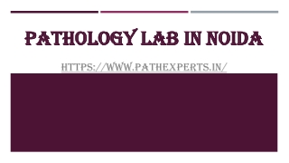 Pathology lab in Noida