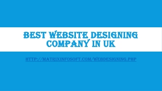 Best website designing company in UK