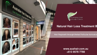 Natural Hair Loss Treatment Bentleigh