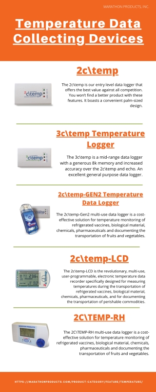 Temperature Data Collecting Devices | Marathon Products