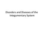 Disorders and Diseases of the Integumentary System