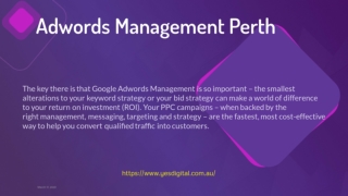 Adwords Management Melbourne