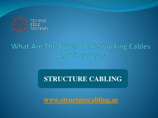 What Are The Types Of Networking Cables And Their Uses