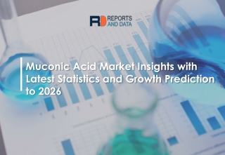 Muconic Acid Market Manufacturers Analysis, Market Size, Share, and Future Prospects 2019 to 2026