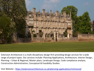 Planning Applications & Architects in Richmond