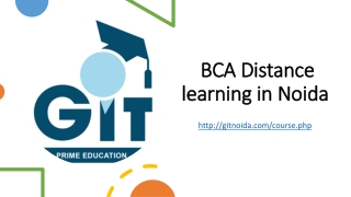 BCA Distance learning in Noida