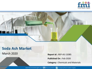 Soda Ash Market Expected to Behold a CAGR of 4.7% through 2019-2029