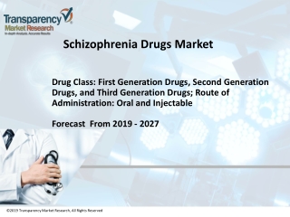 Schizophrenia Drugs Market by Drug Class, Geography & Forecast to 2027