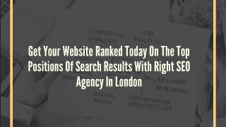 Reputable SEO agency in London