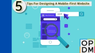 Five Tips For Designing A Mobile-First Website