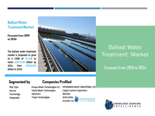 A complete study on Global Ballast Water Treatment Market