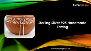 Handmade Earring | Sterling Silver 925 Handmade Earring
