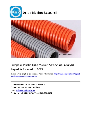 European Plastic Tube Market Size, Industry Trends, Share and Forecast 2019-2025